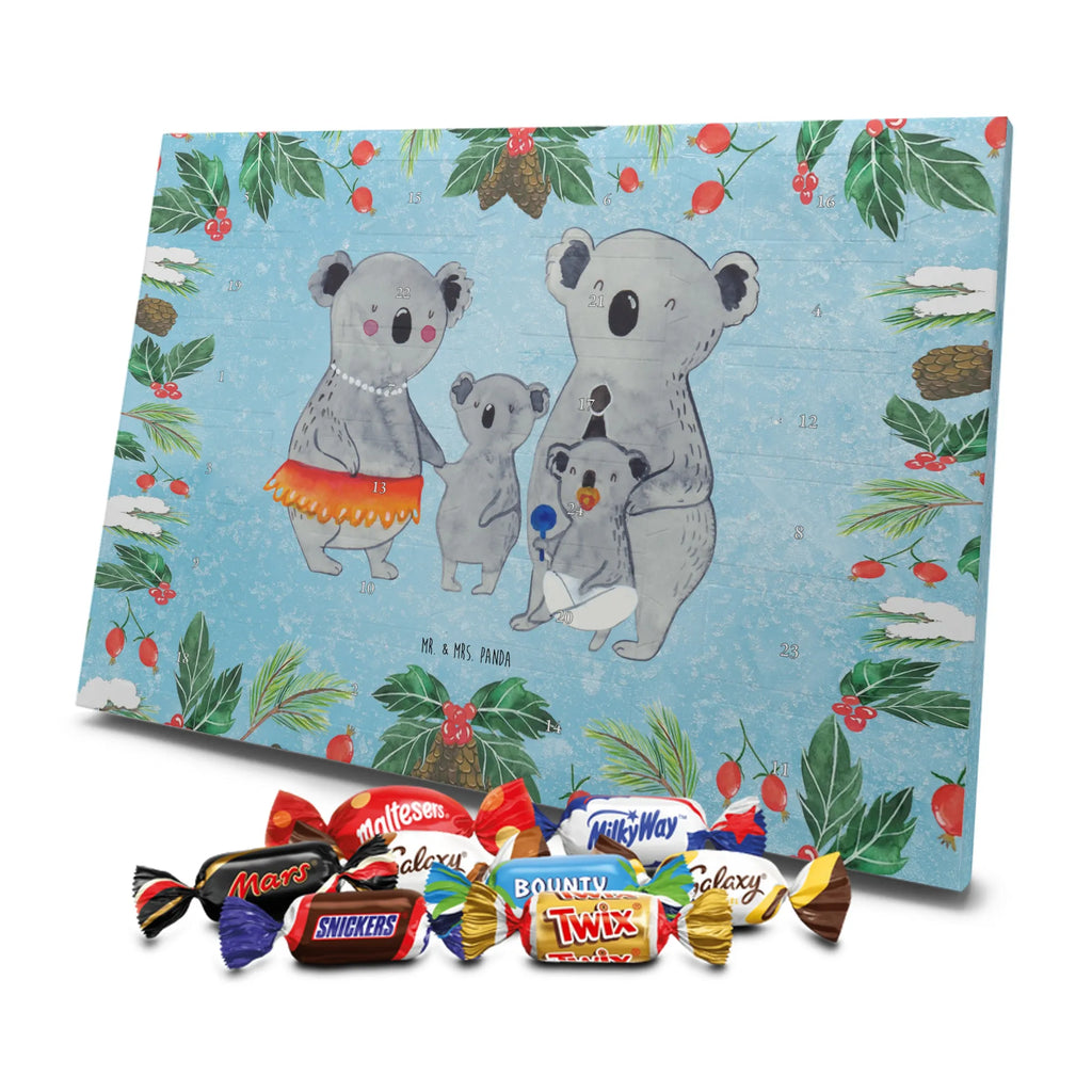 Chocolate advent calendar Koala Family Father's Day, Mother's Day, children, siblings, family life