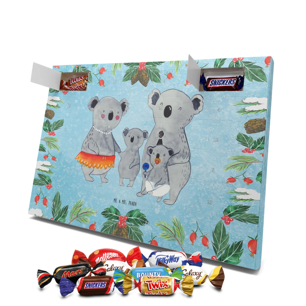 Chocolate advent calendar Koala Family Father's Day, Mother's Day, children, siblings, family life