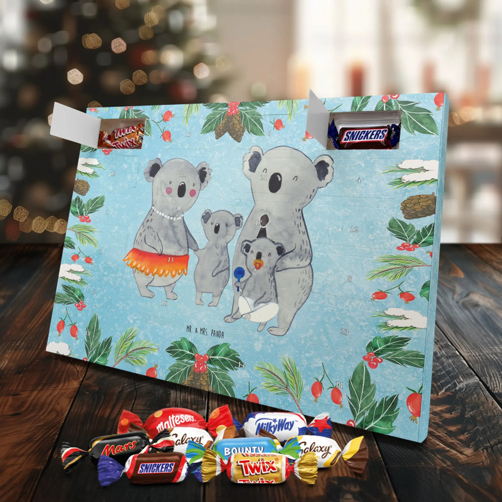 Chocolate advent calendar Koala Family Father's Day, Mother's Day, children, siblings, family life
