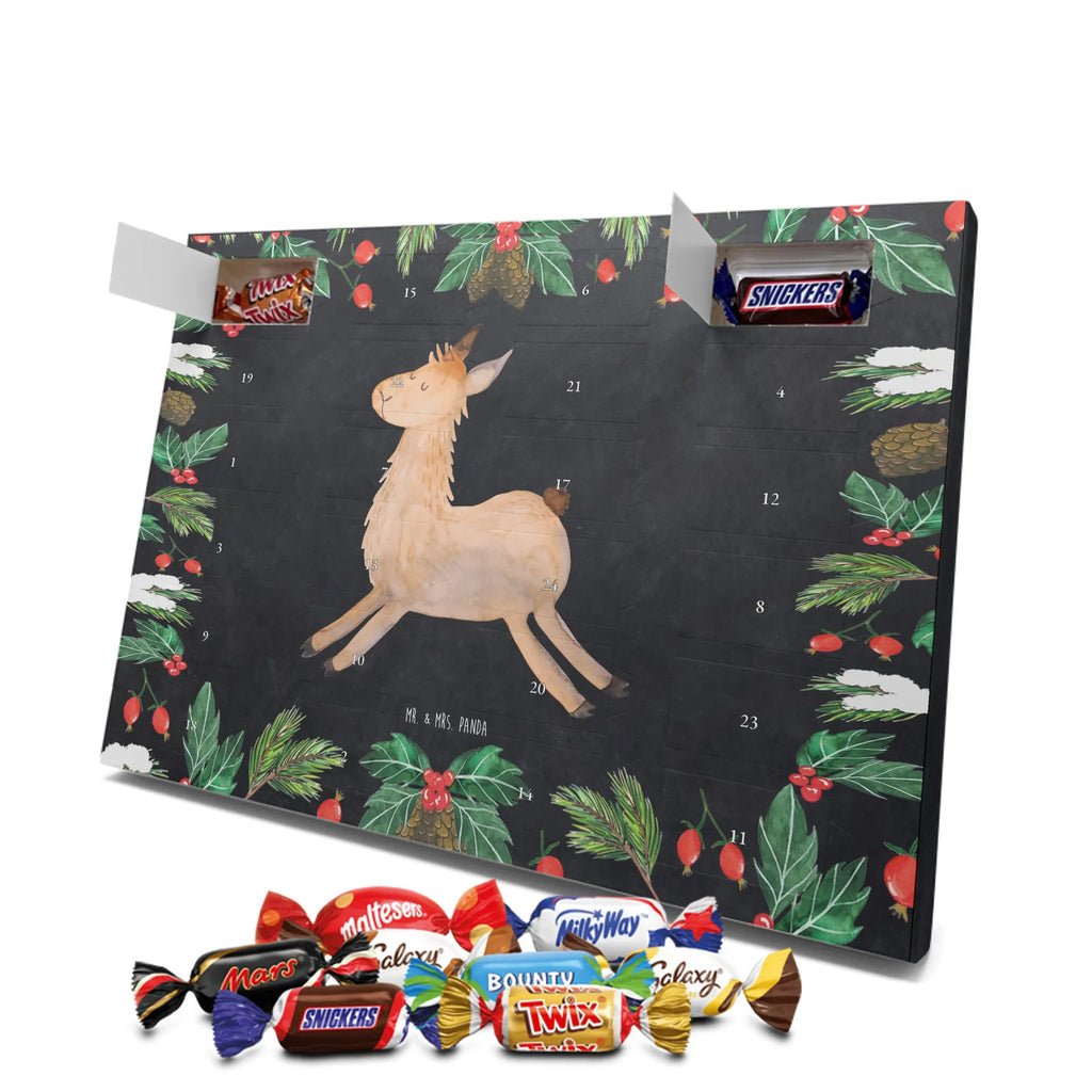 Chocolate advent calendar lama Jump Llama, alpaca, trendy animal, favourite day, graduation, luck, heartache, new start, good morning, llamas, exam, girlfriend