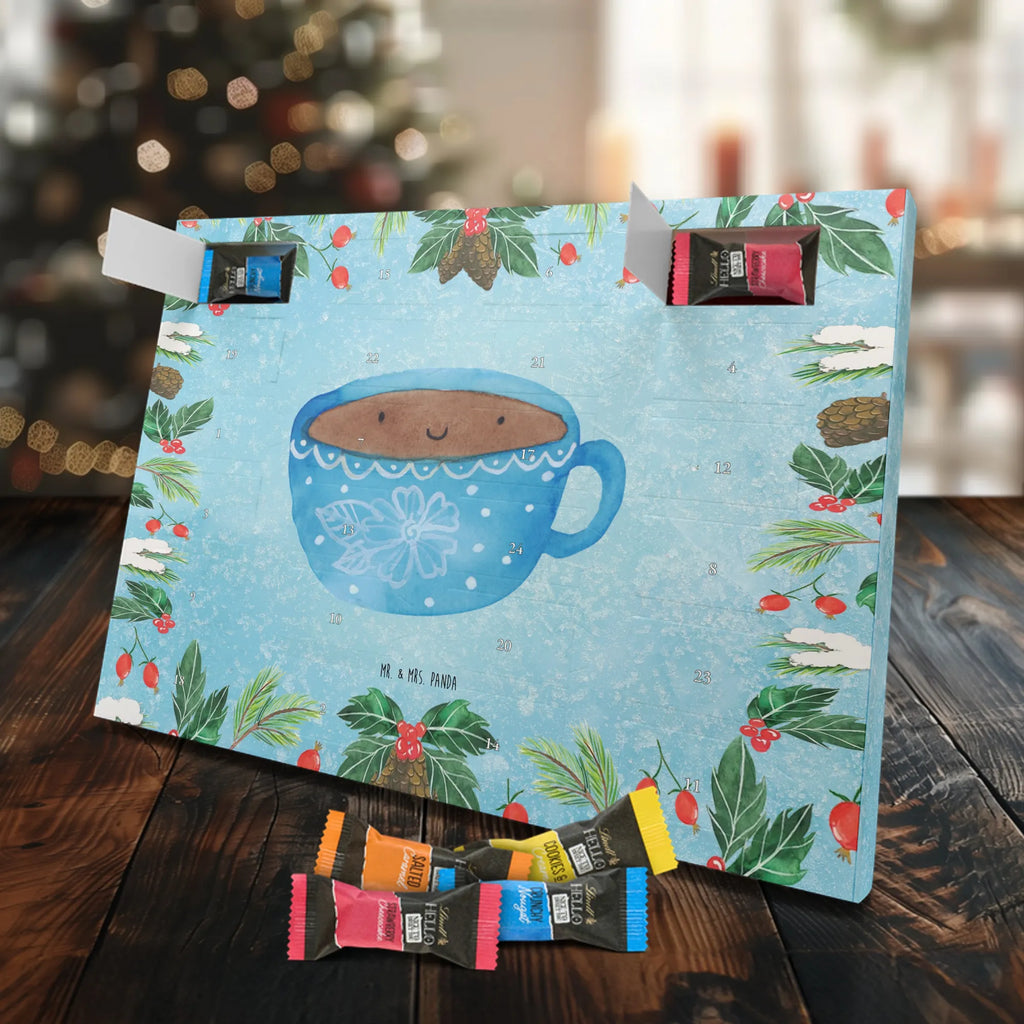 Chocolate advent calendar Coffee Cup gift ideas, gifts, small animals, good mood, cute, funny sayings, cute animal motives, hand drawn, special gifts, card, animal lover, pleasure, taste, cup