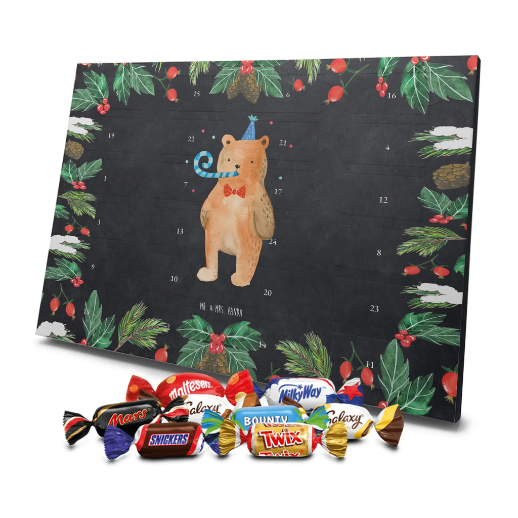 Chocolate advent calendar bear Birthday cuddly toy, teddy bear