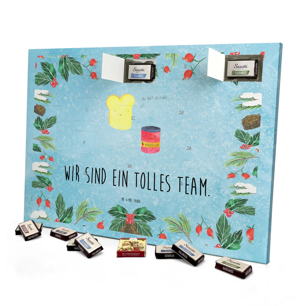 Chocolate advent calendar toast jam gift ideas, gifts, small animals, good mood, cute, funny sayings, cute animal motives, hand drawn, special gifts, card, animal lover, kitchen saying, kitchen decoration, cute postcard, breakfast invitation, jam, bread, sweet