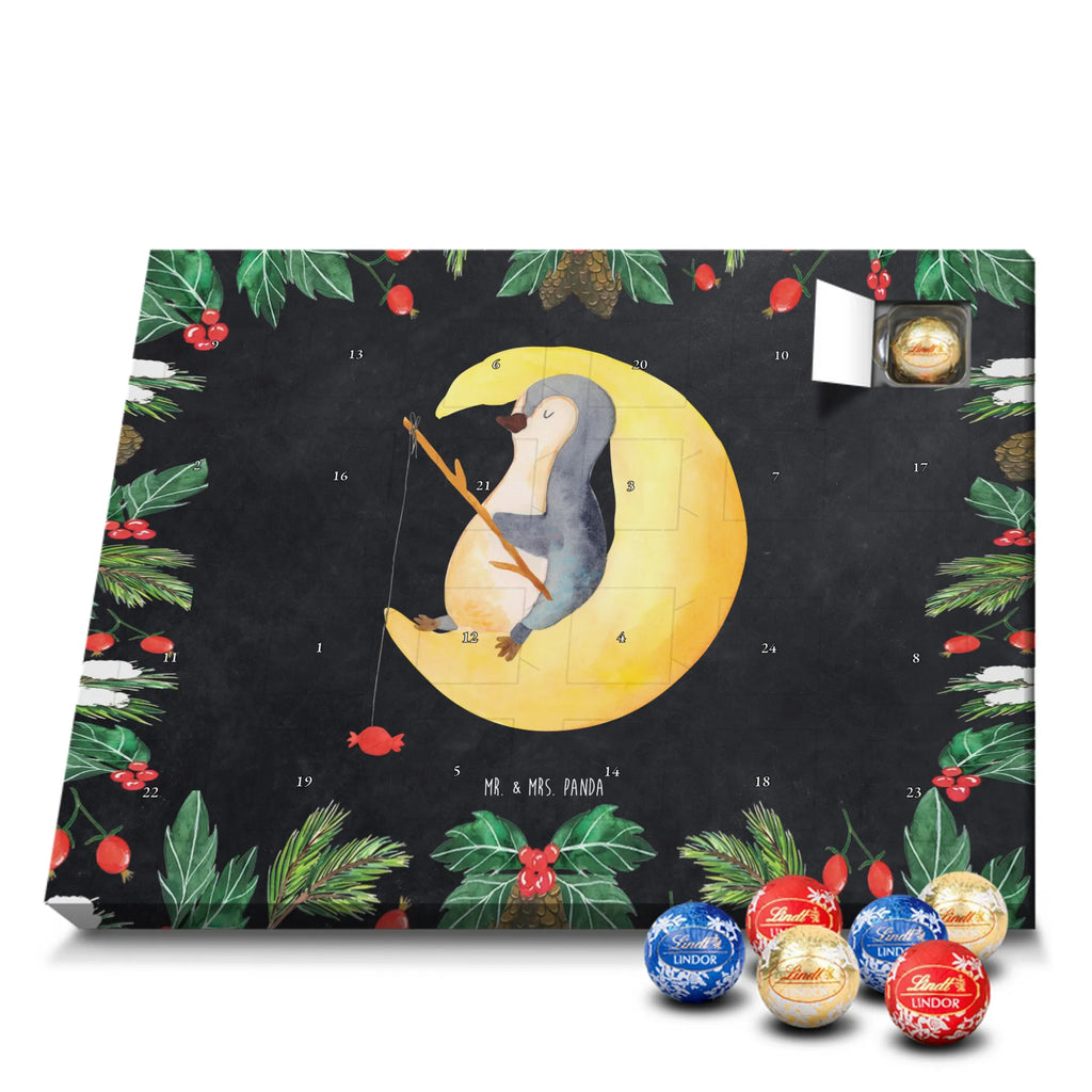 Chocolate advent calendar Penguin moon North Pole, Penguins, bedroom, night's rest, falling asleep, insomnia, guest room, sleep, penguins, saying