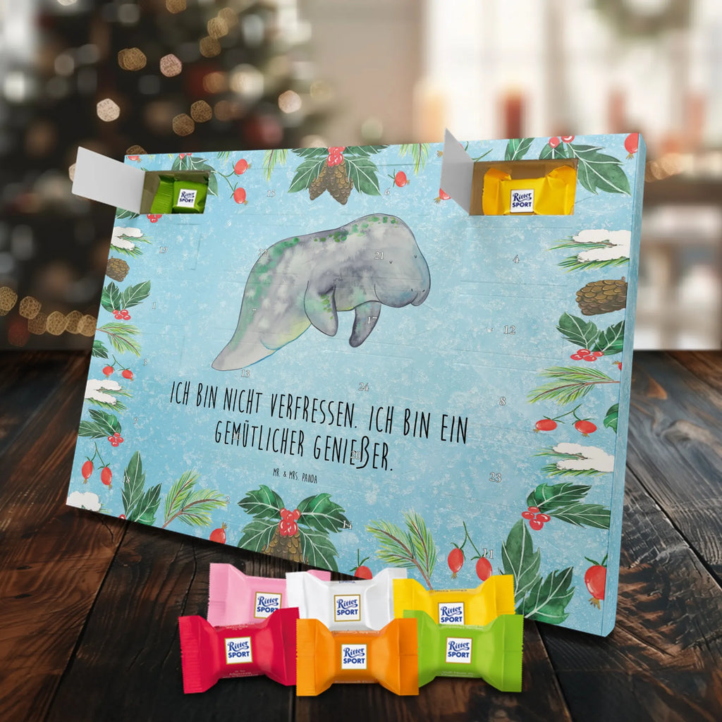 Chocolate advent calendar manatee Relax manatee, vacation, aquatic animals, deep sea, underwater animals, seafood fans, underwater world, seafood posters, seafood decoration, whale, reef, water world, lobster, sea urchin, gift ideas, shrimp, narwhal, corals, gifts for seafood lovers, platypus, crocodile, shells, Seafood, ocean, food, diet mania, sweets, diet, manatees, sugar, losing weight
