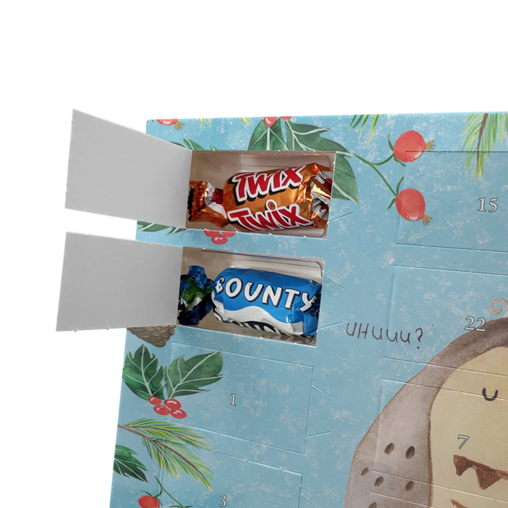 Chocolate advent calendar owls Love illustrated, nocturnal, romantic gift, gift ideas, birthday present, forest animal, bird, owl decor, Girlfriend gift, Pun funny, Owl decoration, Love saying, Wedding saying, Friend