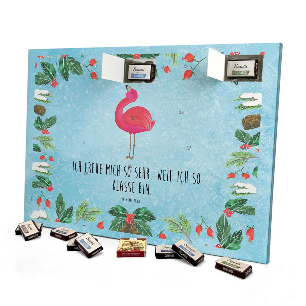 Chocolate advent calendar flamingo Proud gifts, gift idea, small gifts, pink gifts, adults, pink bird, children, bird of paradise, Caribbean feeling, funny sayings, girls gifts, unusual gifts in pink, flamingo fans, red, gift pink, flamingo decoration, vacation, joy, self-acceptance, best friend, friend, daughter, self-love, proud
