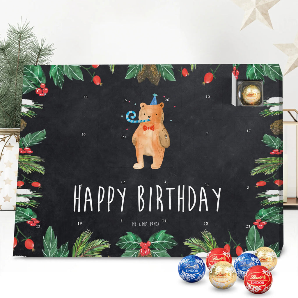Chocolate advent calendar bear Birthday cuddly toy, teddy bear