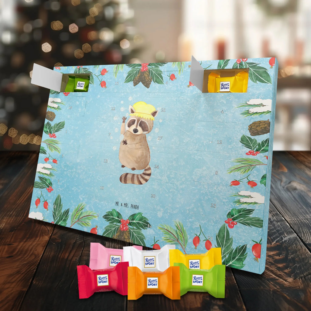 Chocolate advent calendar Raccoon gift ideas, gifts, small animals, good mood, cute, funny sayings, cute animal motives, hand drawn, special gifts, card, animal lover, raccoon, soap bubbles, wash, daydreaming