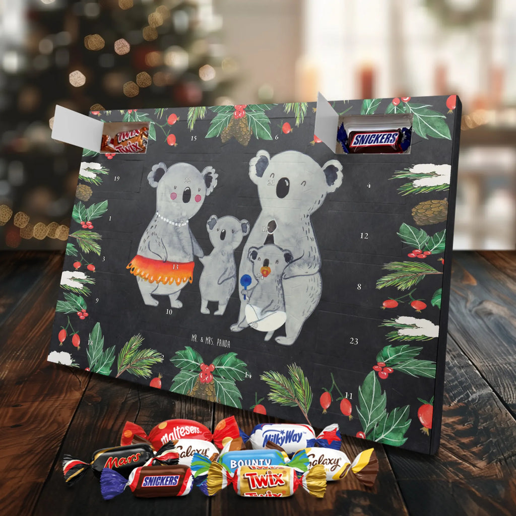 Chocolate advent calendar Koala Family Father's Day, Mother's Day, children, siblings, family life