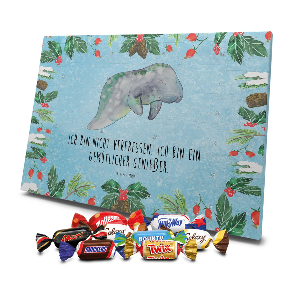 Chocolate advent calendar manatee Relax manatee, vacation, aquatic animals, deep sea, underwater animals, seafood fans, underwater world, seafood posters, seafood decoration, whale, reef, water world, lobster, sea urchin, gift ideas, shrimp, narwhal, corals, gifts for seafood lovers, platypus, crocodile, shells, Seafood, ocean, food, diet mania, sweets, diet, manatees, sugar, losing weight
