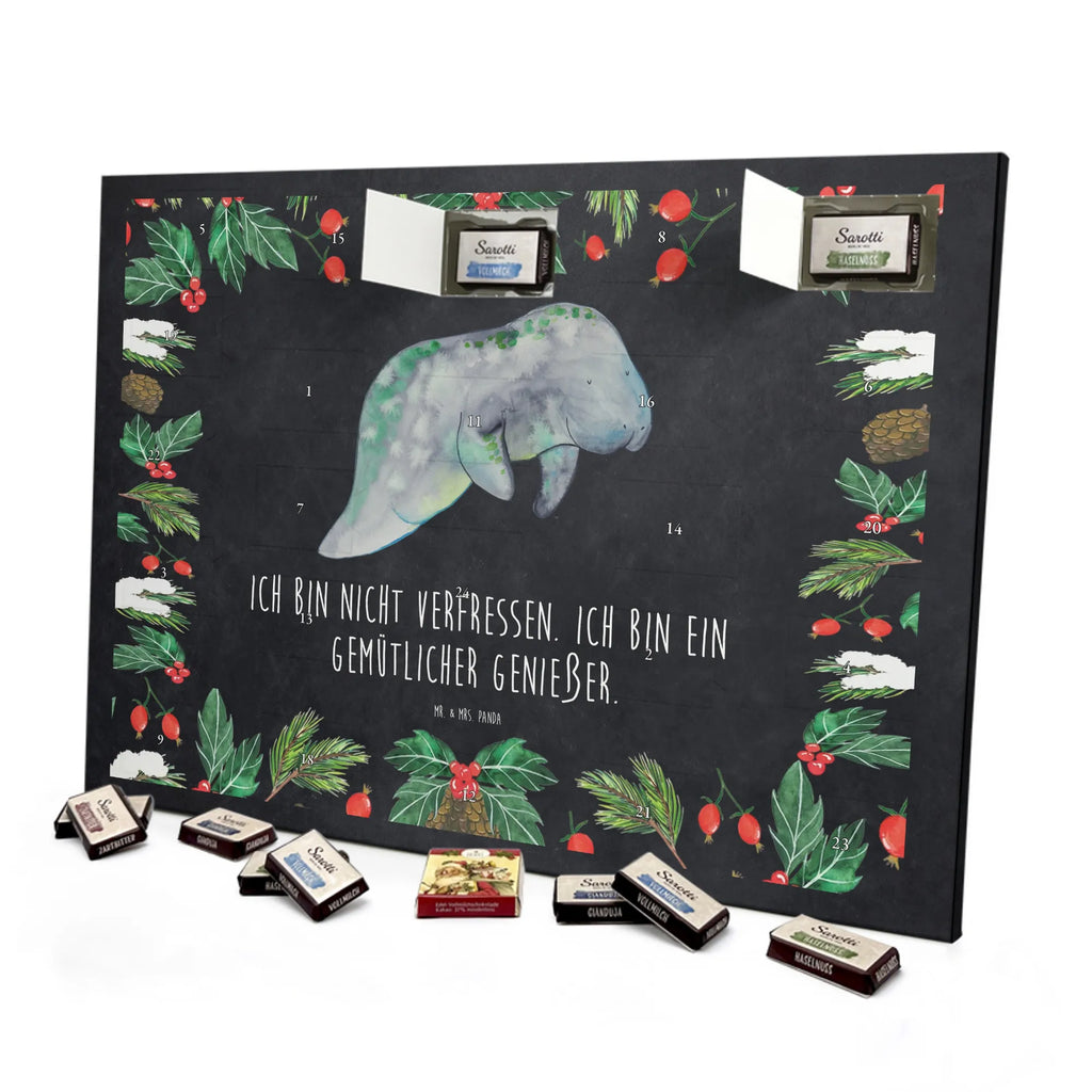 Chocolate advent calendar manatee Relax manatee, vacation, aquatic animals, deep sea, underwater animals, seafood fans, underwater world, seafood posters, seafood decoration, whale, reef, water world, lobster, sea urchin, gift ideas, shrimp, narwhal, corals, gifts for seafood lovers, platypus, crocodile, shells, Seafood, ocean, food, diet mania, sweets, diet, manatees, sugar, losing weight