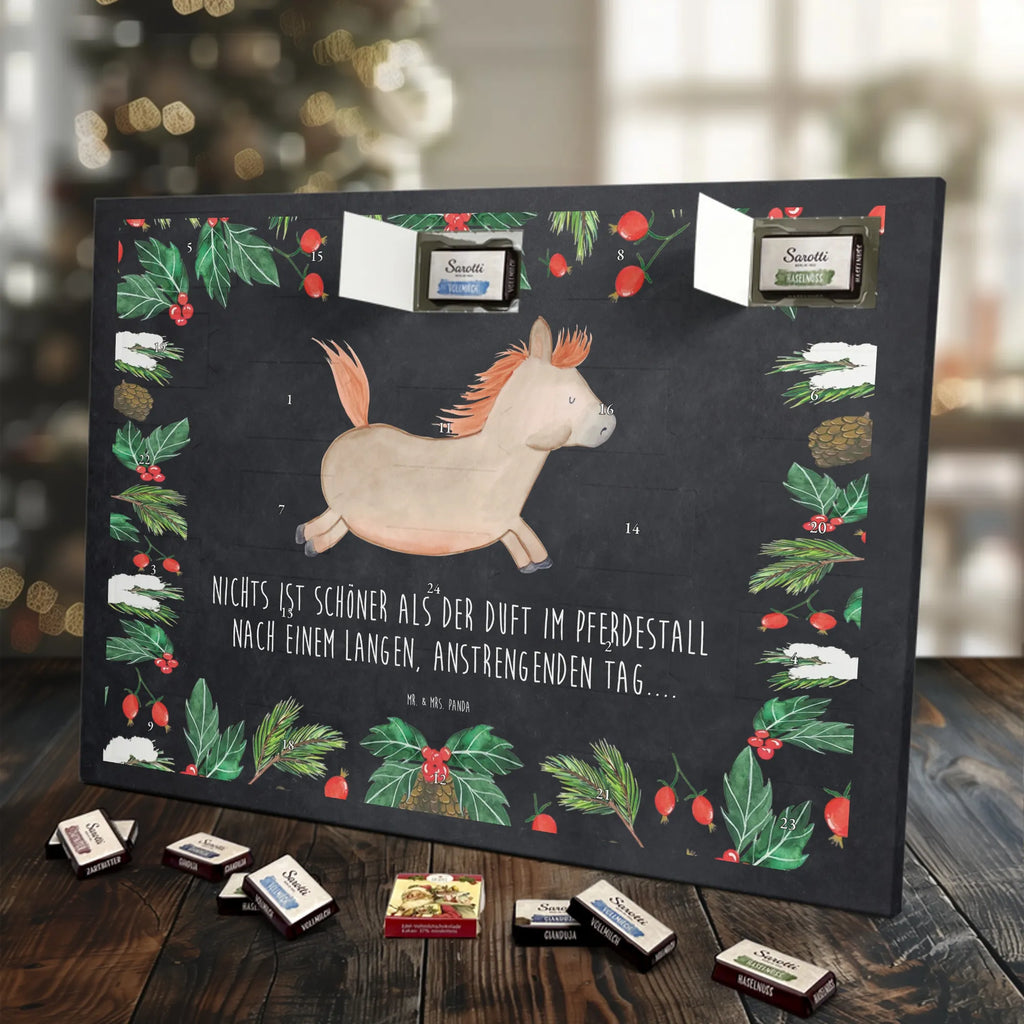 Chocolate advent calendar Horse Jump farm animals, animals, farm, riding, horse stable, horse owner, stable, horses, riding out, horse