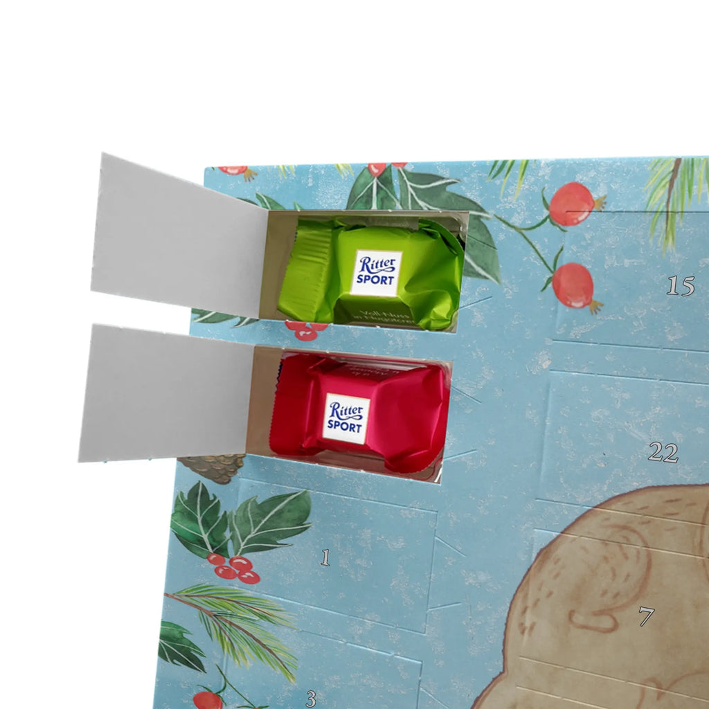 Chocolate advent calendar otter holding hands mammal, predator, gifts for people in love, gift ideas for animal lovers, animal, aquatic animal, marten, otter gifts, water mammal, water, water animal, sea otter, animal lover, European otter, baby otter, Otter Sea Otter Lake Otter