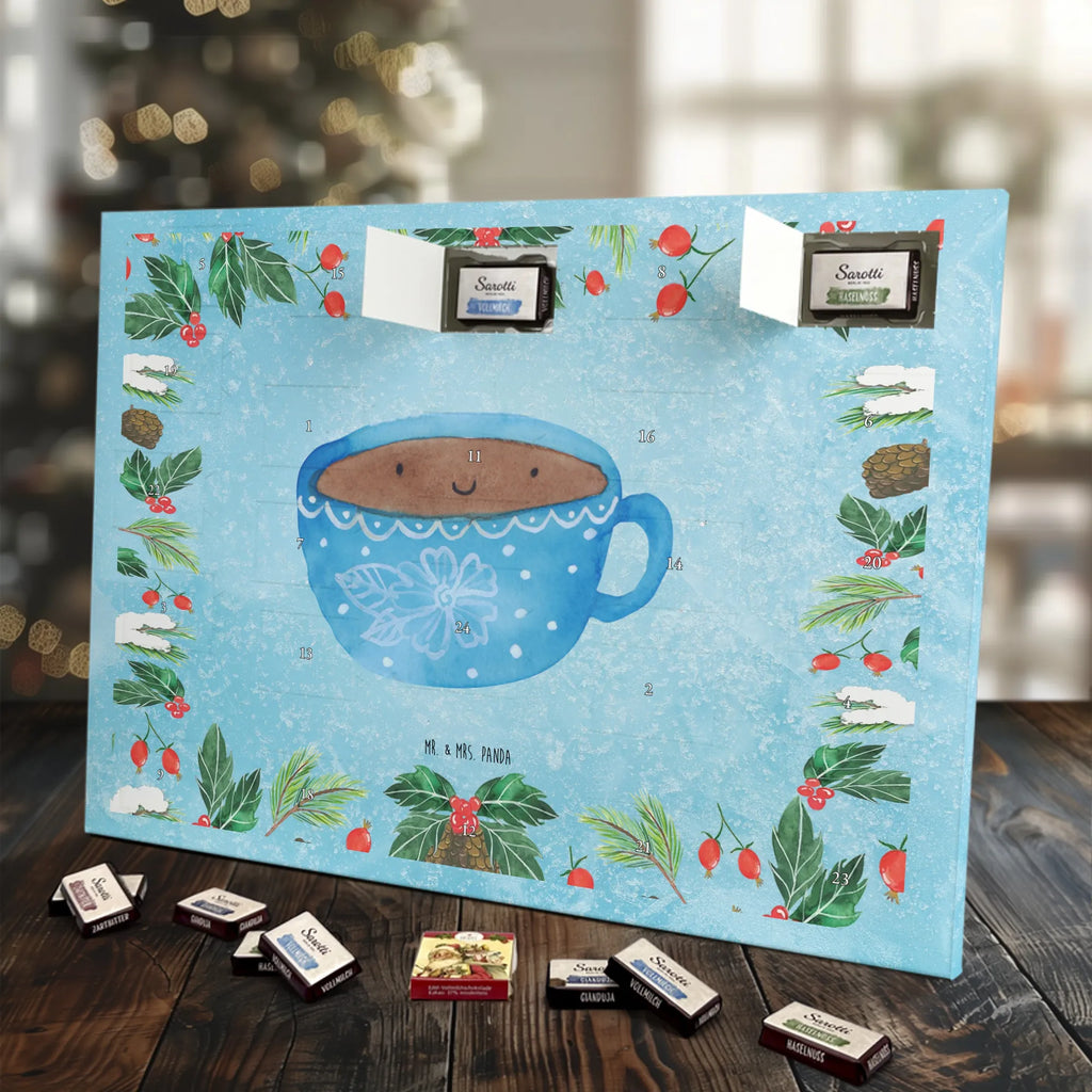 Chocolate advent calendar Coffee Cup gift ideas, gifts, small animals, good mood, cute, funny sayings, cute animal motives, hand drawn, special gifts, card, animal lover, pleasure, taste, cup