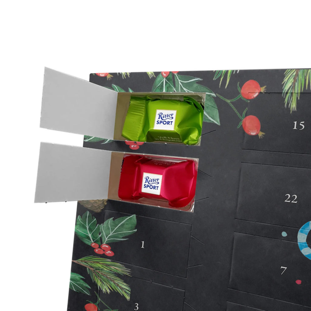 Chocolate advent calendar bear Birthday cuddly toy, teddy bear