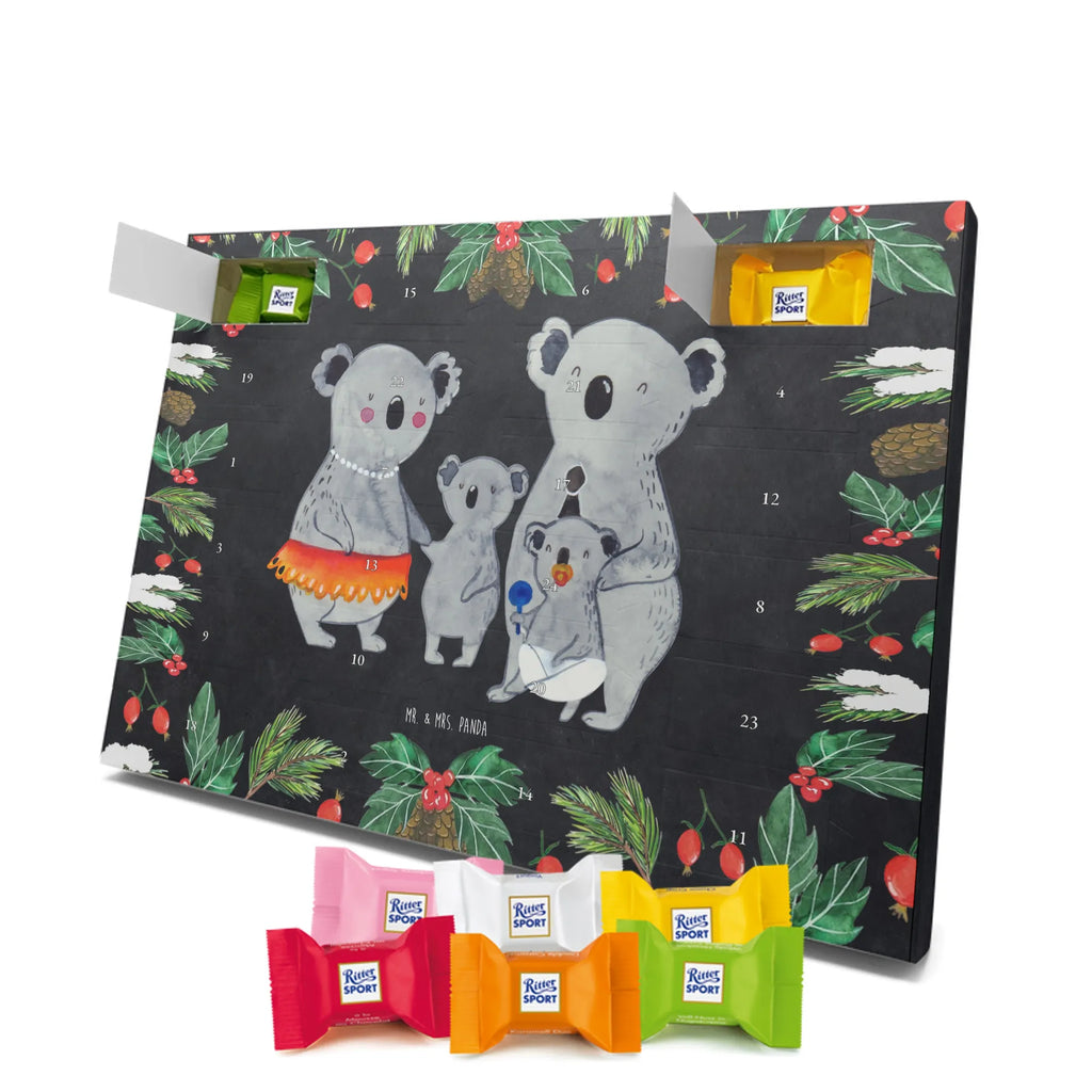 Chocolate advent calendar Koala Family Father's Day, Mother's Day, children, siblings, family life