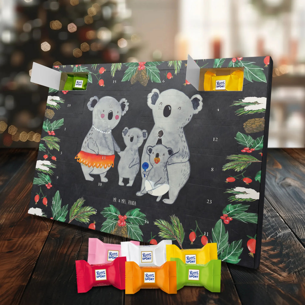 Chocolate advent calendar Koala Family Father's Day, Mother's Day, children, siblings, family life