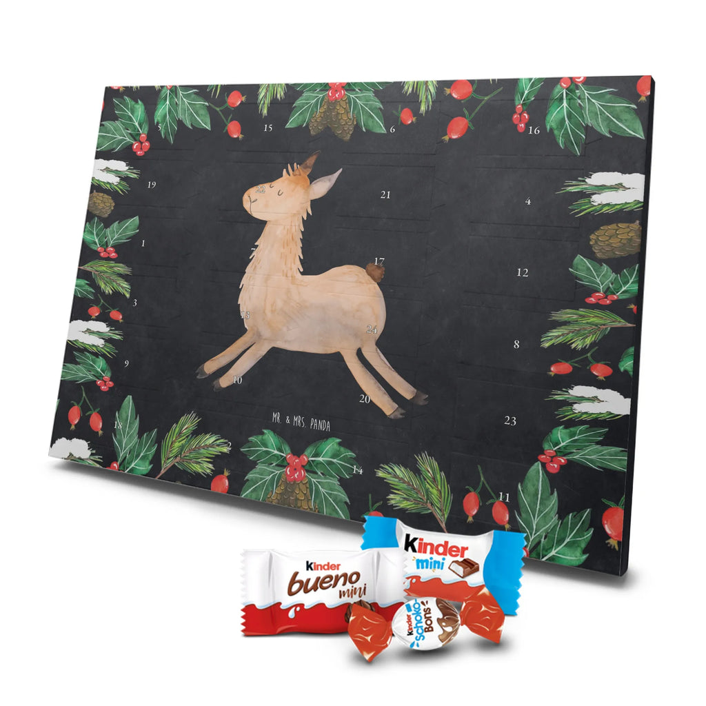 Chocolate advent calendar lama Jump Llama, alpaca, trendy animal, favourite day, graduation, luck, heartache, new start, good morning, llamas, exam, girlfriend