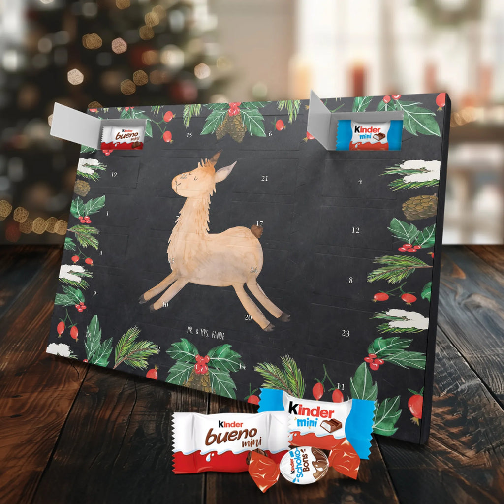 Chocolate advent calendar lama Jump Llama, alpaca, trendy animal, favourite day, graduation, luck, heartache, new start, good morning, llamas, exam, girlfriend