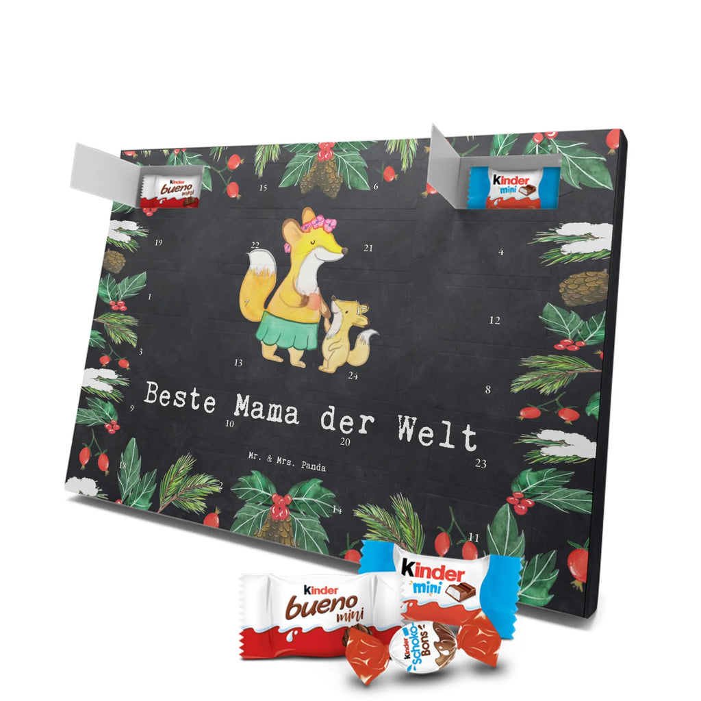 Chocolate advent calendar Fox best mom in the world gift, birthday, gift idea, birthday present, giving, thank you, for, make you happy, gift tip, Best Mom, Mother&#39;s Day, Best, Daughter, Son, Thank You, Mother, Super Mom