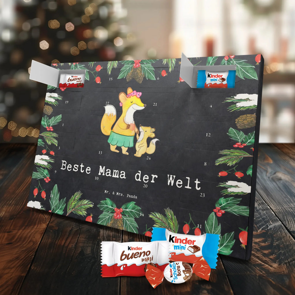 Chocolate advent calendar Fox best mom in the world gift, birthday, gift idea, birthday present, giving, thank you, for, make you happy, gift tip, Best Mom, Mother&#39;s Day, Best, Daughter, Son, Thank You, Mother, Super Mom