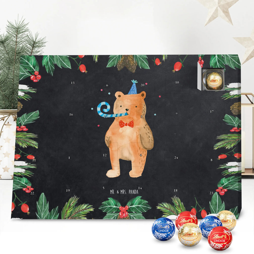 Chocolate advent calendar bear Birthday cuddly toy, teddy bear