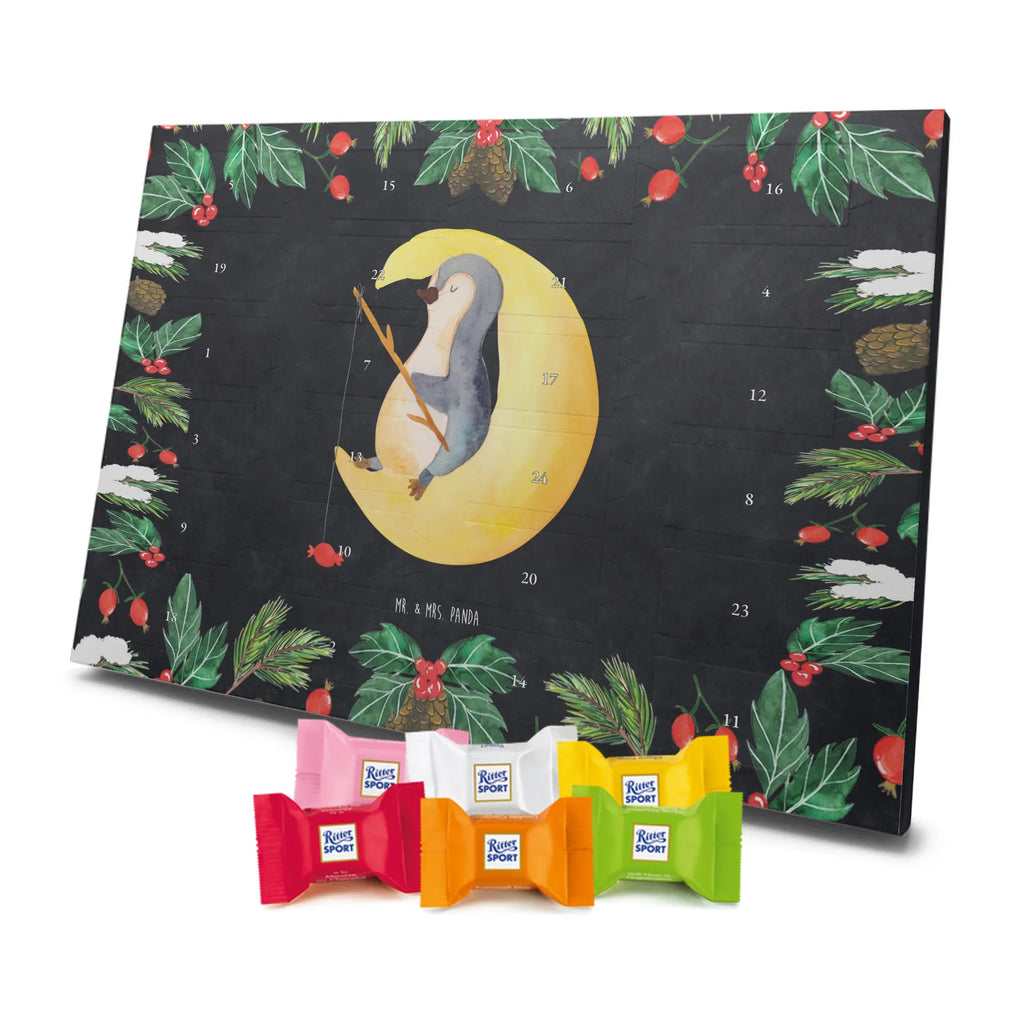 Chocolate advent calendar Penguin moon North Pole, Penguins, bedroom, night's rest, falling asleep, insomnia, guest room, sleep, penguins, saying