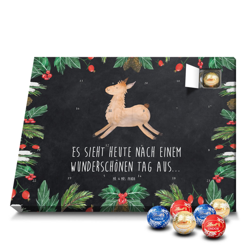 Chocolate advent calendar lama Jump Llama, alpaca, trendy animal, favourite day, graduation, luck, heartache, new start, good morning, llamas, exam, girlfriend