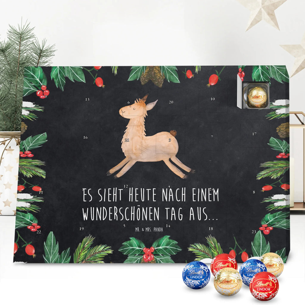 Chocolate advent calendar lama Jump Llama, alpaca, trendy animal, favourite day, graduation, luck, heartache, new start, good morning, llamas, exam, girlfriend