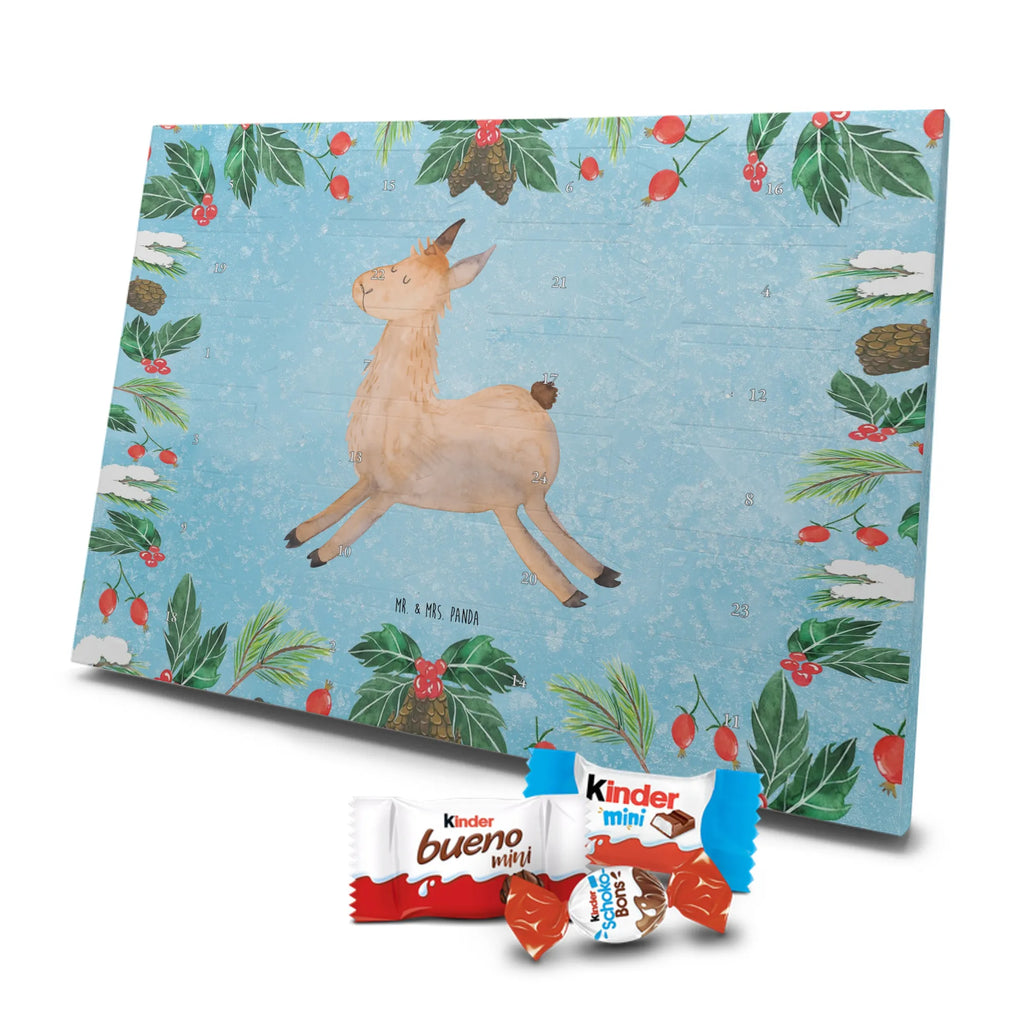 Chocolate advent calendar lama Jump Llama, alpaca, trendy animal, favourite day, graduation, luck, heartache, new start, good morning, llamas, exam, girlfriend