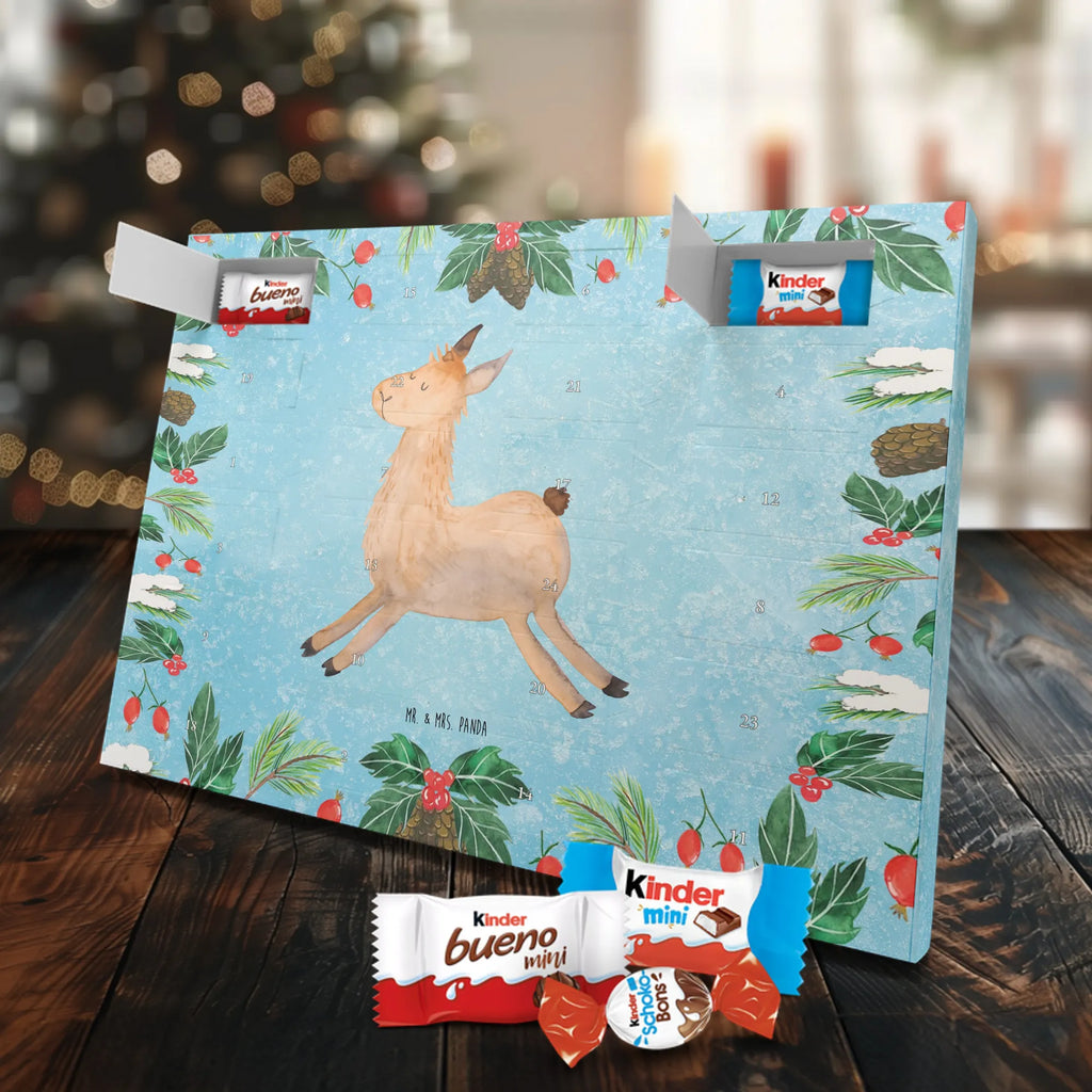 Chocolate advent calendar lama Jump Llama, alpaca, trendy animal, favourite day, graduation, luck, heartache, new start, good morning, llamas, exam, girlfriend