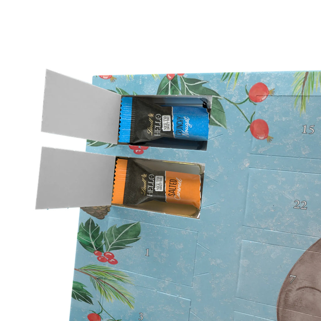 Chocolate advent calendar otter Embrace mammal, predator, gifts for people in love, gift ideas for animal lovers, animal, aquatic animal, marten, otter gifts, water mammal, water, water animal, sea otter, animal lover, European otter, baby otter, Otter Sea Otter Lake Otter