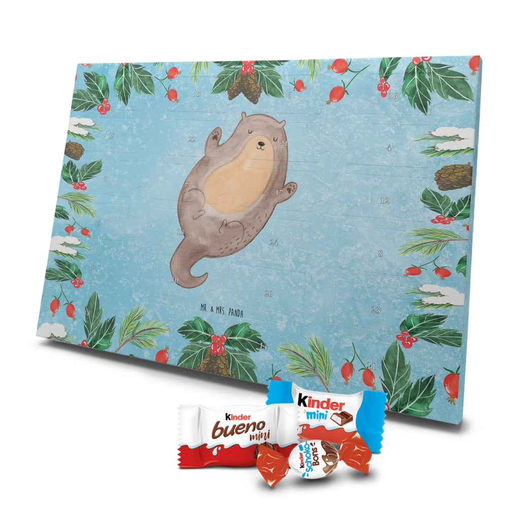 Chocolate advent calendar otter Embrace mammal, predator, gifts for people in love, gift ideas for animal lovers, animal, aquatic animal, marten, otter gifts, water mammal, water, water animal, sea otter, animal lover, European otter, baby otter, Otter Sea Otter Lake Otter