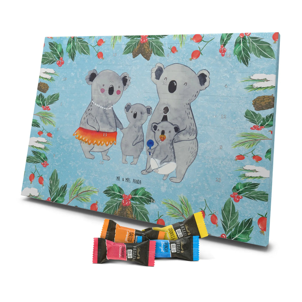 Chocolate advent calendar Koala Family Father's Day, Mother's Day, children, siblings, family life