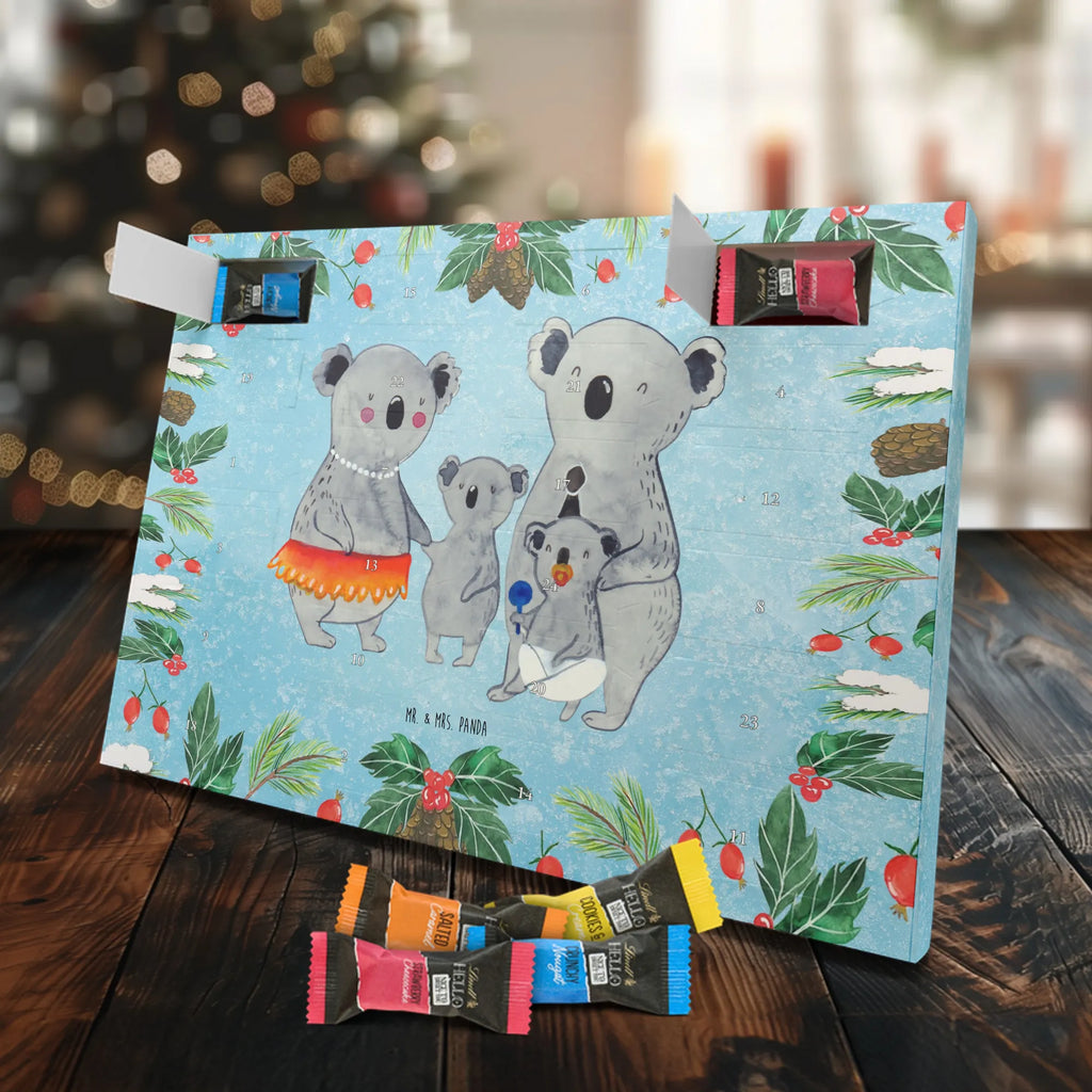 Chocolate advent calendar Koala Family Father's Day, Mother's Day, children, siblings, family life
