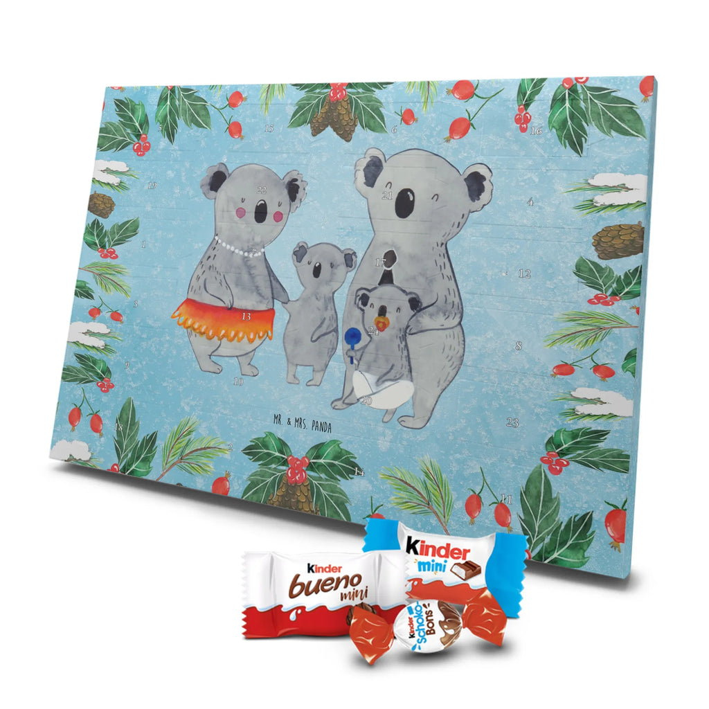 Chocolate advent calendar Koala Family Father's Day, Mother's Day, children, siblings, family life