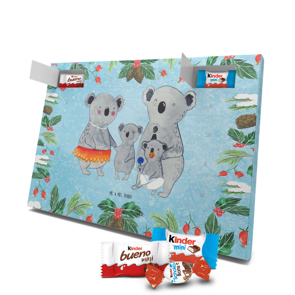 Chocolate advent calendar Koala Family Father's Day, Mother's Day, children, siblings, family life