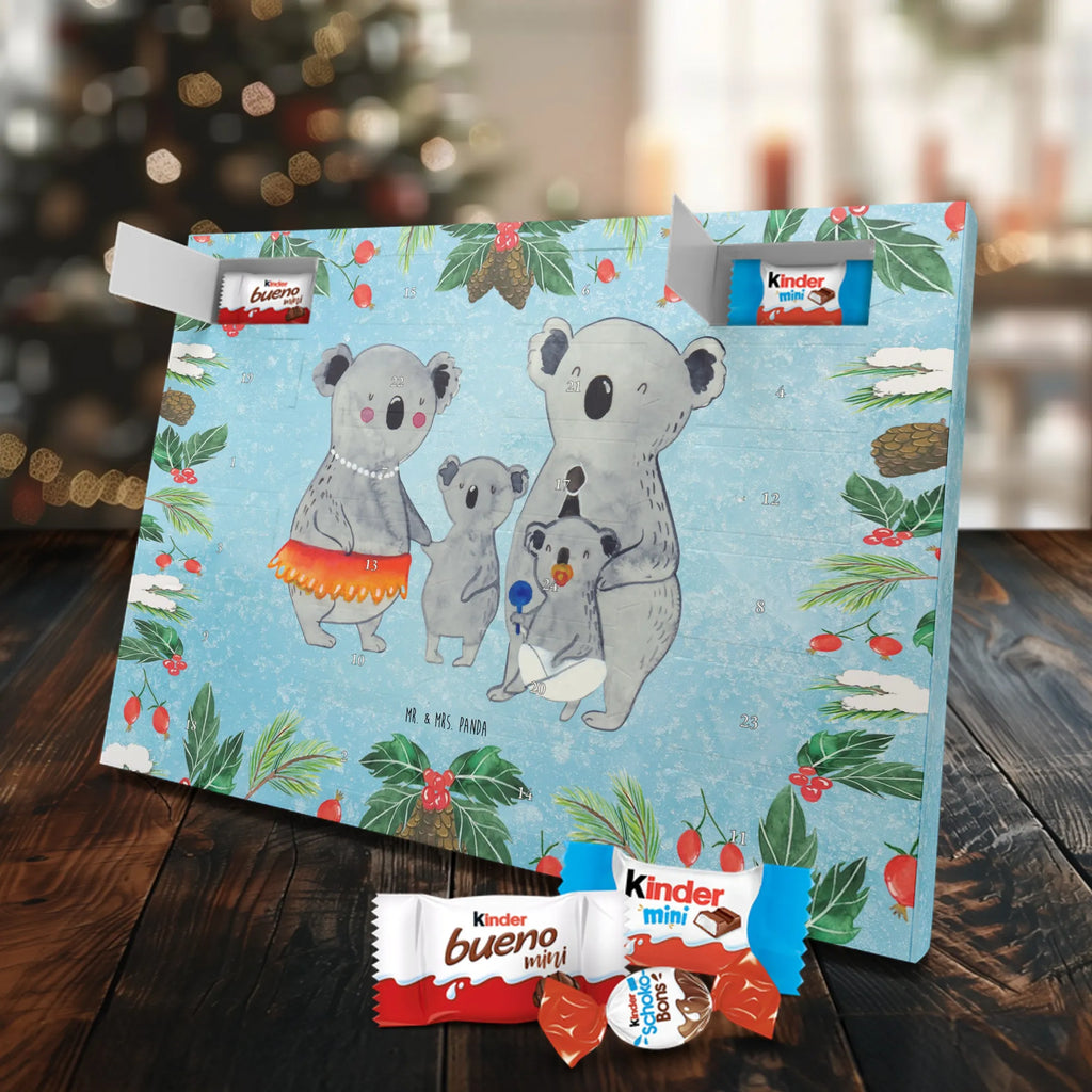 Chocolate advent calendar Koala Family Father's Day, Mother's Day, children, siblings, family life