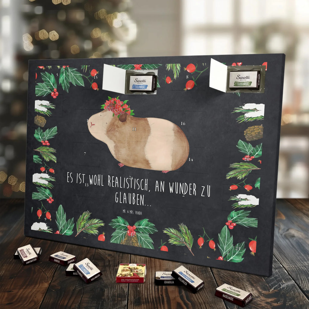 Chocolate advent calendar Guinea pig wisdom gift ideas, gifts, small animals, good mood, cute, funny sayings, cute animal motives, hand drawn, special gifts, card, animal lover, wonderland, flower child, reality, guinea pig, wonder, wisdom, saying