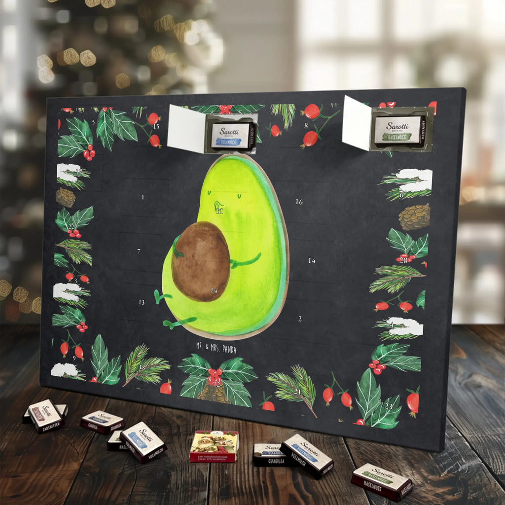 Chocolate advent calendar avocado Pipes vegetables, chubby, being fat, diet, losing weight, nutrition
