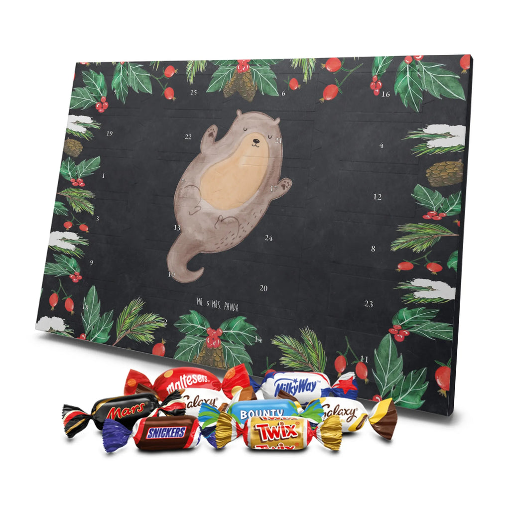 Chocolate advent calendar otter Embrace mammal, predator, gifts for people in love, gift ideas for animal lovers, animal, aquatic animal, marten, otter gifts, water mammal, water, water animal, sea otter, animal lover, European otter, baby otter, Otter Sea Otter Lake Otter