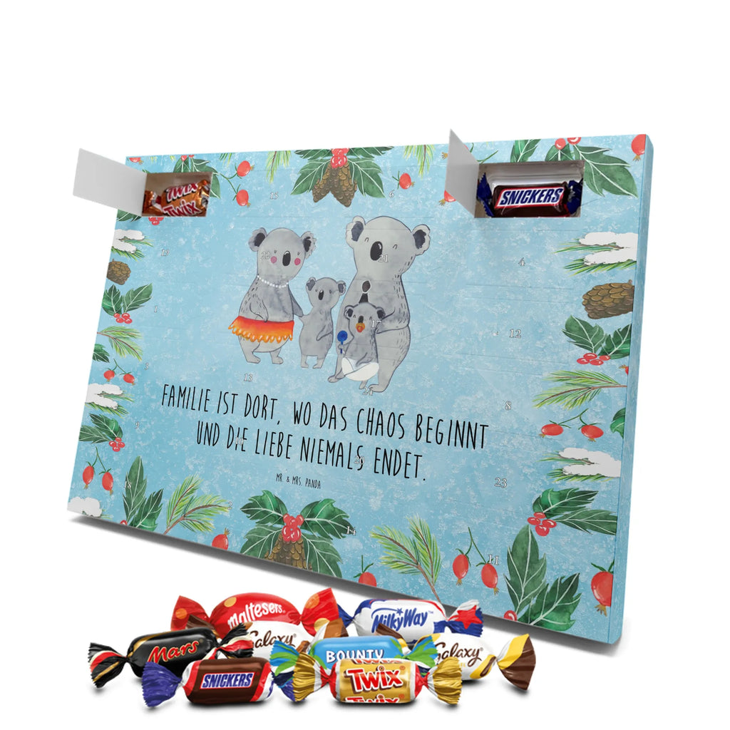 Chocolate advent calendar Koala Family Father's Day, Mother's Day, children, siblings, family life