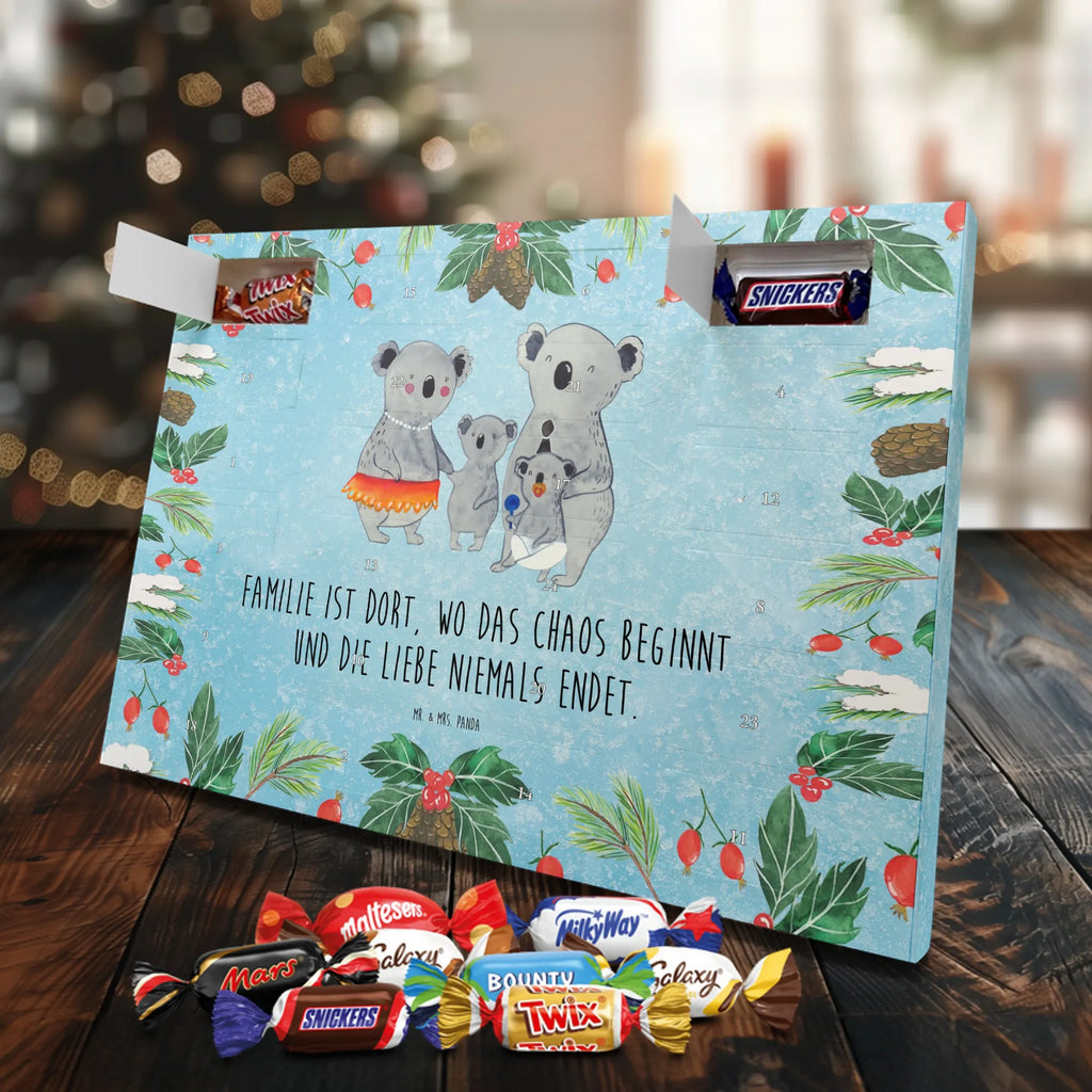 Chocolate advent calendar Koala Family Father's Day, Mother's Day, children, siblings, family life