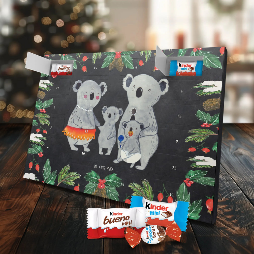 Chocolate advent calendar Koala Family Father's Day, Mother's Day, children, siblings, family life