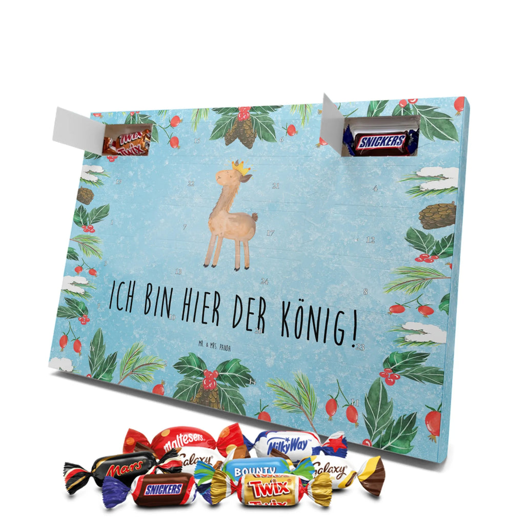 Chocolate advent calendar lama king Llama, alpaca, trendy animal, office colleague, mum, colleague, king, girlfriend, supervisor, high school graduation