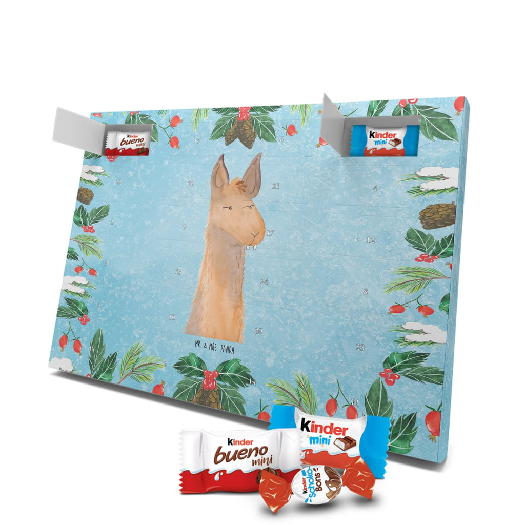 Chocolate advent calendar llama head Annoyed Llama, alpaca, trendy animal, best friend, being right, being annoyed, office life, apprentice, girlfriend