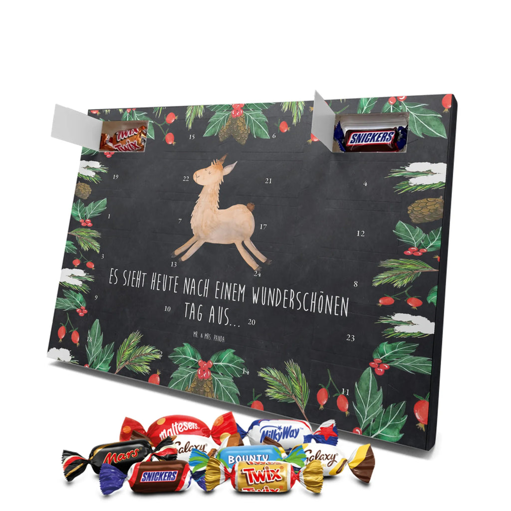 Chocolate advent calendar lama Jump Llama, alpaca, trendy animal, favourite day, graduation, luck, heartache, new start, good morning, llamas, exam, girlfriend