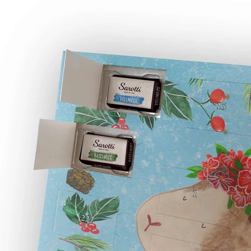 Chocolate advent calendar Guinea pig wisdom gift ideas, gifts, small animals, good mood, cute, funny sayings, cute animal motives, hand drawn, special gifts, card, animal lover, wonderland, flower child, reality, guinea pig, wonder, wisdom, saying