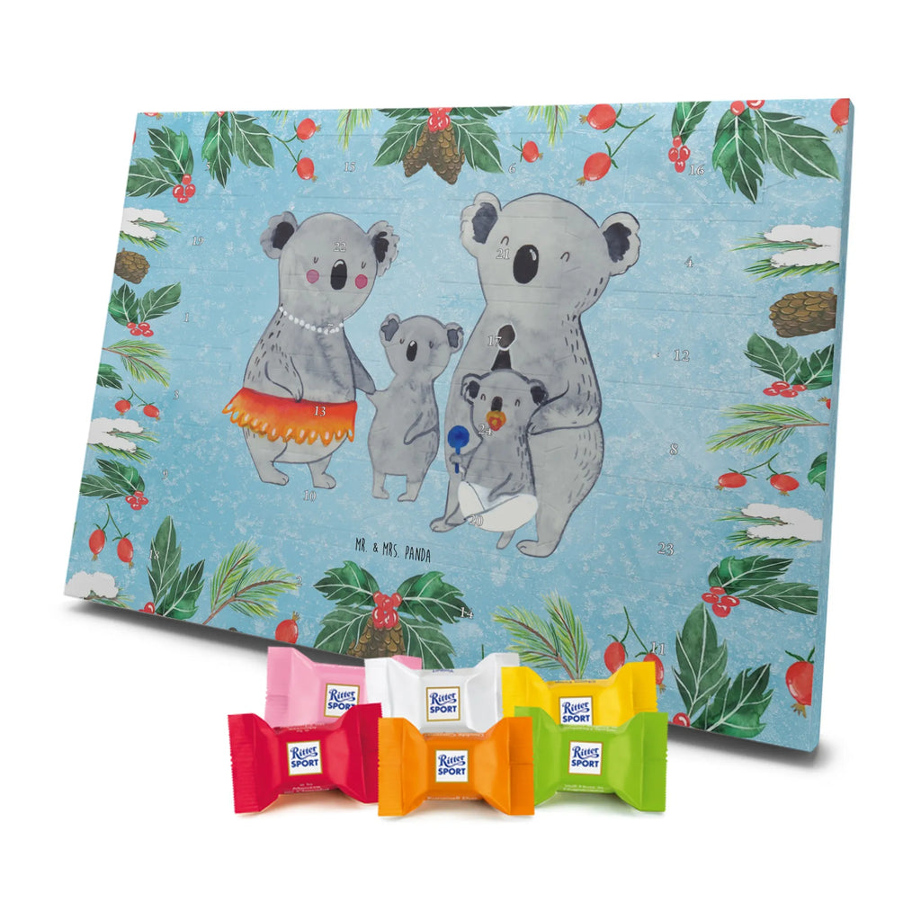 Chocolate advent calendar Koala Family Father's Day, Mother's Day, children, siblings, family life